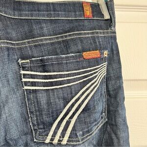 Seven for all Mankind Medium Denim Flare Leg Dojo Jean Size 31